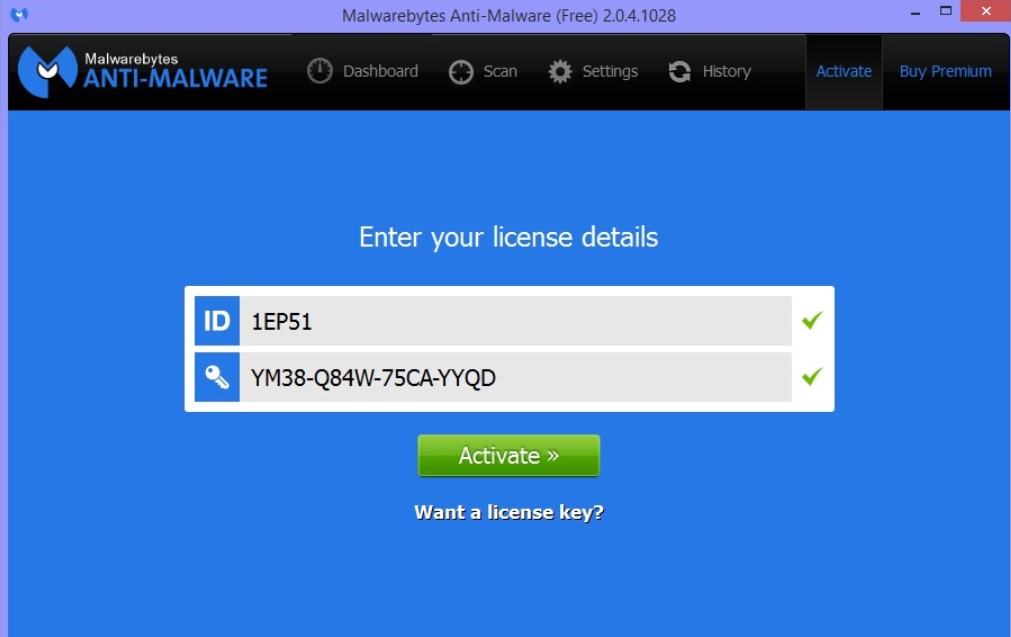 Free license for malwarebytes premium